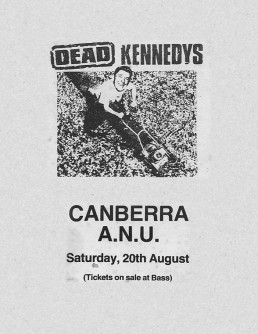 Dead Kennedys Australian Tour 1983